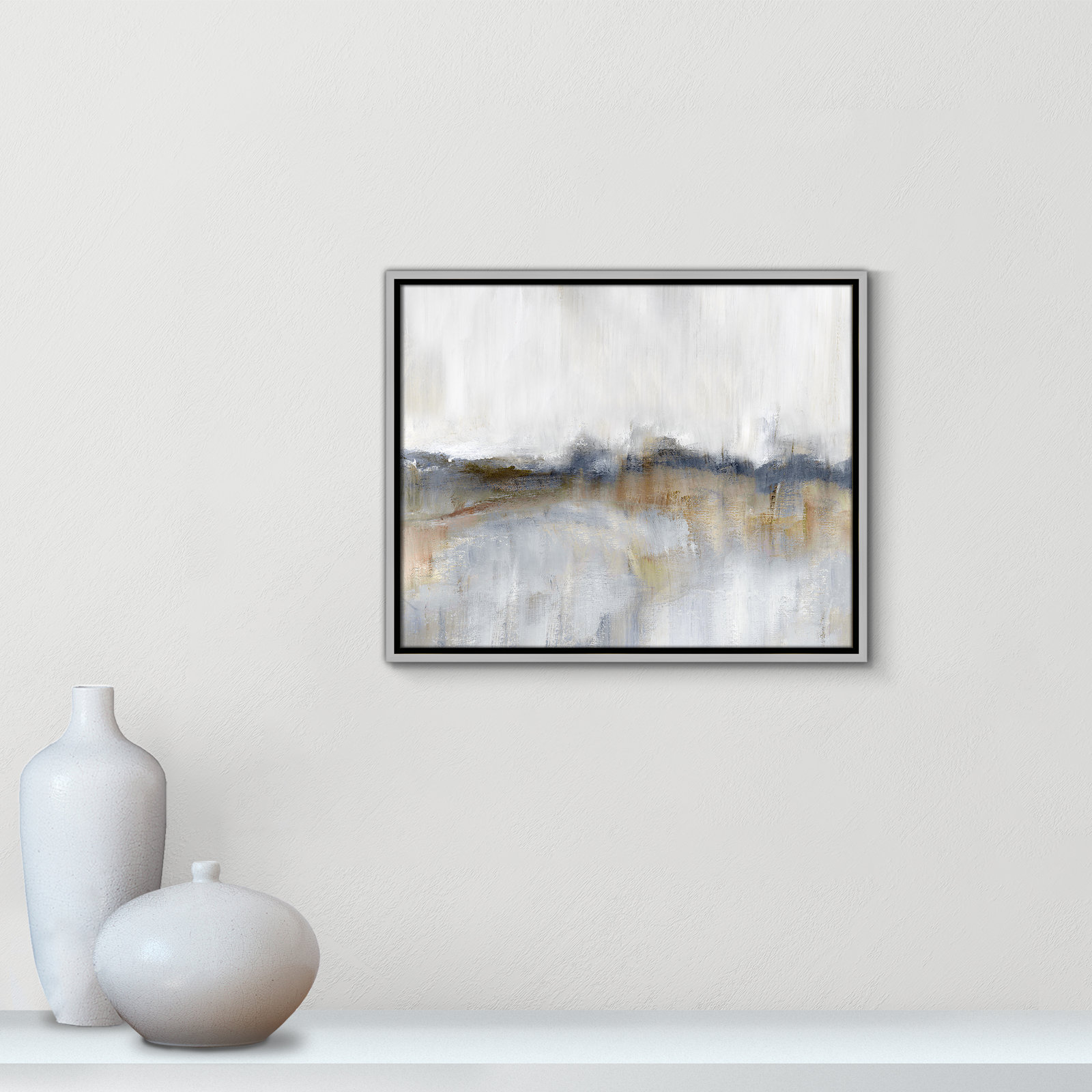 Autumnal Tide Print by Nan, 17.5''H x 21.5''W, Silver