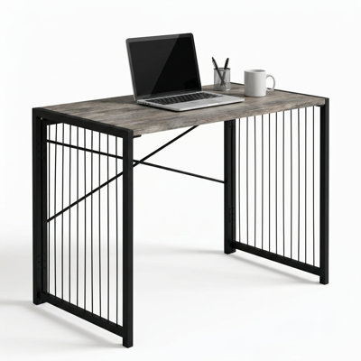 Table pliante Zynix | Design chêne gris