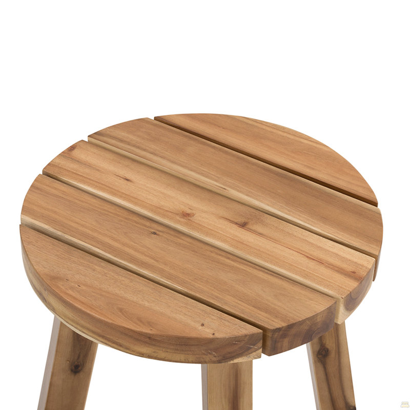 Table d'appoint ronde P 16 x 16 po, bois massif