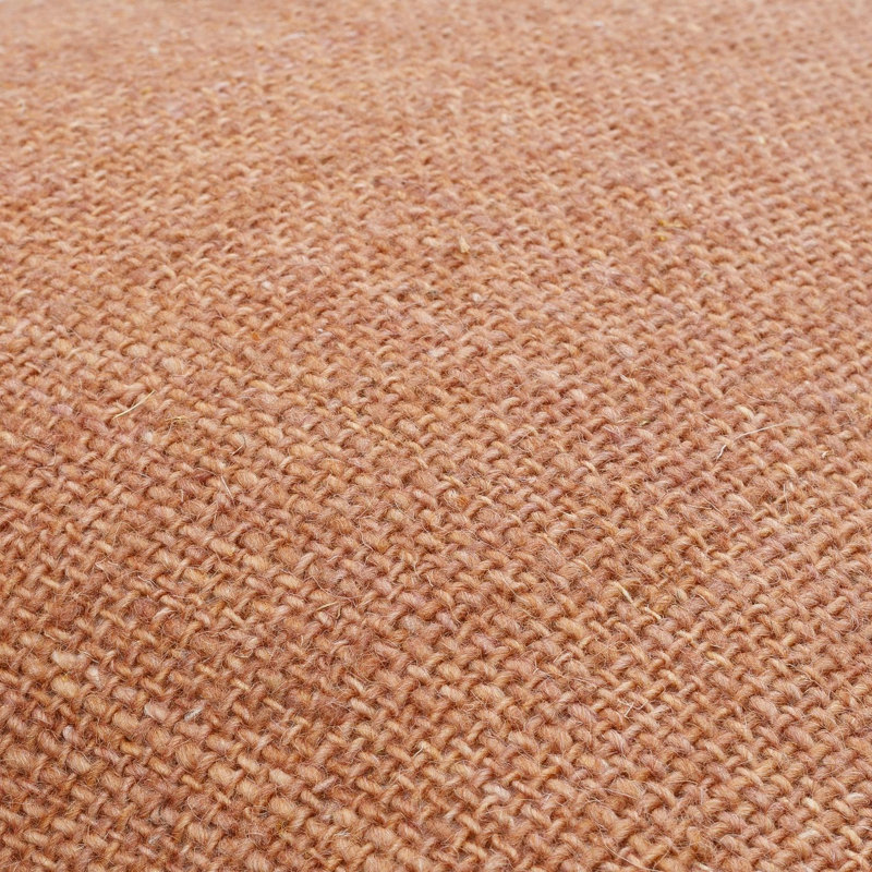 Coussin décoratif réversible Gammie, H 20 po x l 20 po, Brun, Duvet