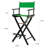 30" Folding Director Chair with Canvas-19623372-19623377