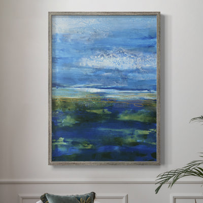 Island Groove Framed Print - Solid Wood