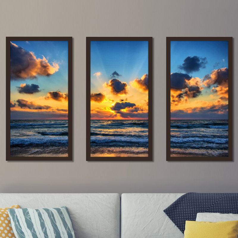 « troubleing reflections 4 », ensemble de 3 reproductions de photos encadrées, H 25,5 po x l 40,5 po x P 1 po