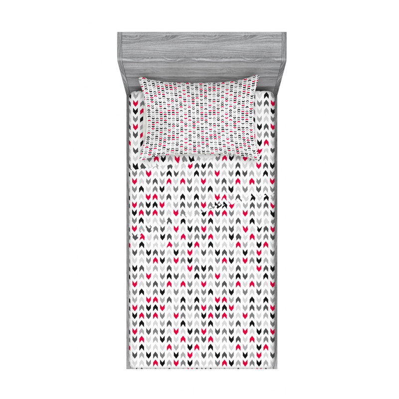 Microfiber Sheet Set, Twin Sheet Set with Fitted Sheet