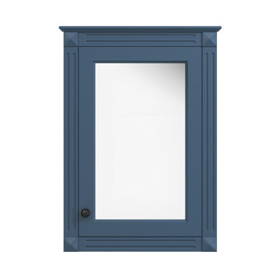 Armoire de rangement de salle de bain murale 20 "avec miroir, armoire à pharmacie avec tablette réglable en hauteur, armoire de rangement au-dessus de la toilette