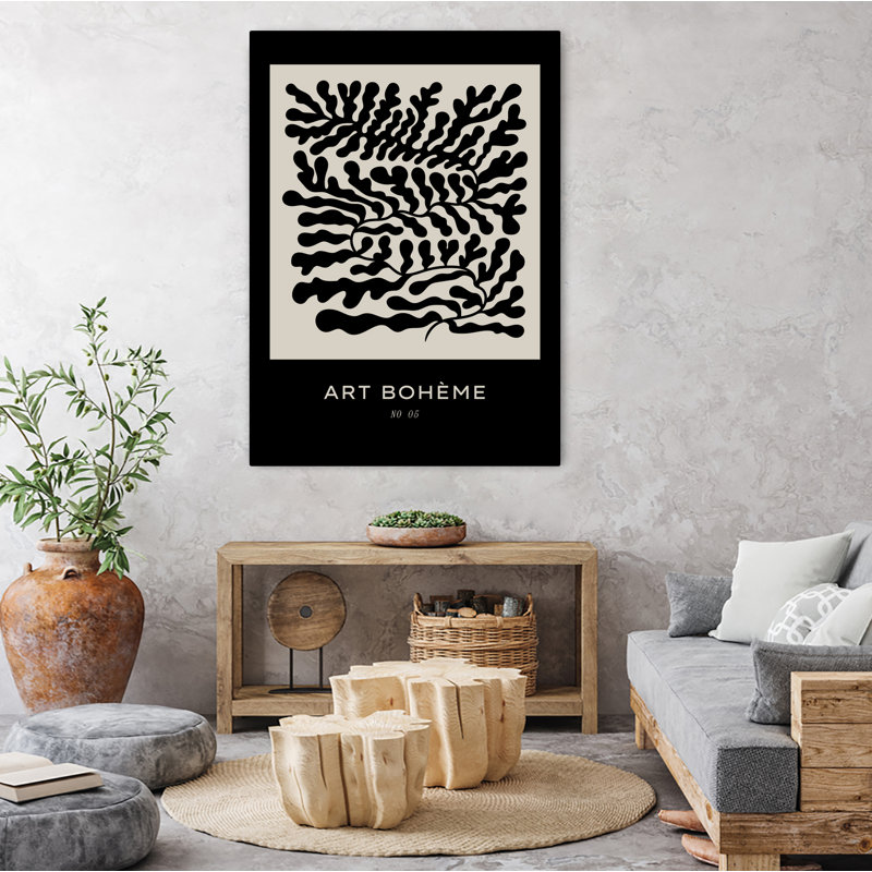 Art Boheme No 5, toile encadrée, H 24 po x l 18 po