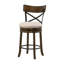 Tabouret de bar pivotant en bois massif de 19,5 po de largeur Hesser, ensemble de 2-1164077198-1164077197
