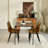 Hararat Modern 5-Piece Dining Set Rectangular Table Upholstered ChairsDining Room Breakfast Nook-569631378-569631380