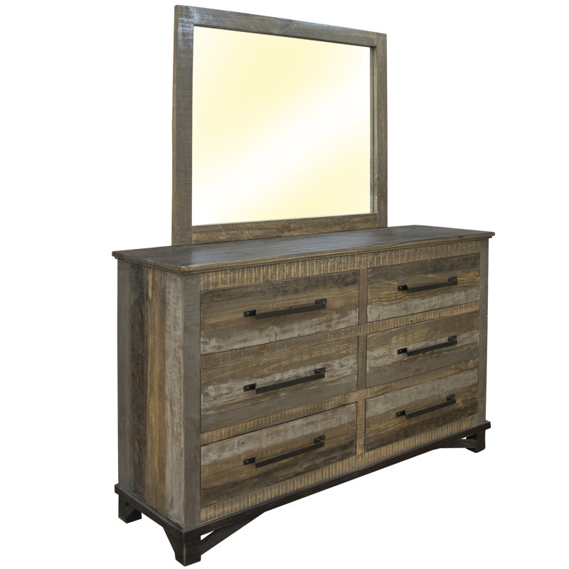 Commode double 6 tiroirs Sabetha