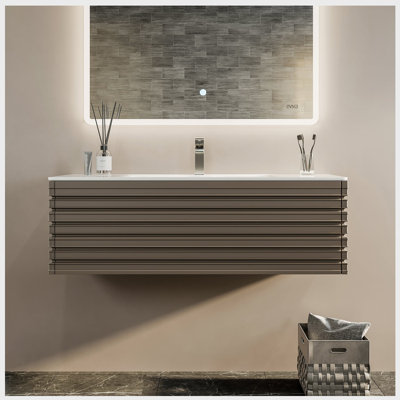 Arnolec 42" W x 18.2" D x 18.2" H Wall-Mounted Single Bathroom Vanity