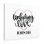 Unfailing Love - Wrapped Canvas Print-676657628