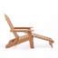 Chaise Adirondack pliante avec repose-pieds coulissant et porte-gobelet