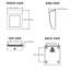 Aspen Locking Wall Mount Mailbox Black-30748128