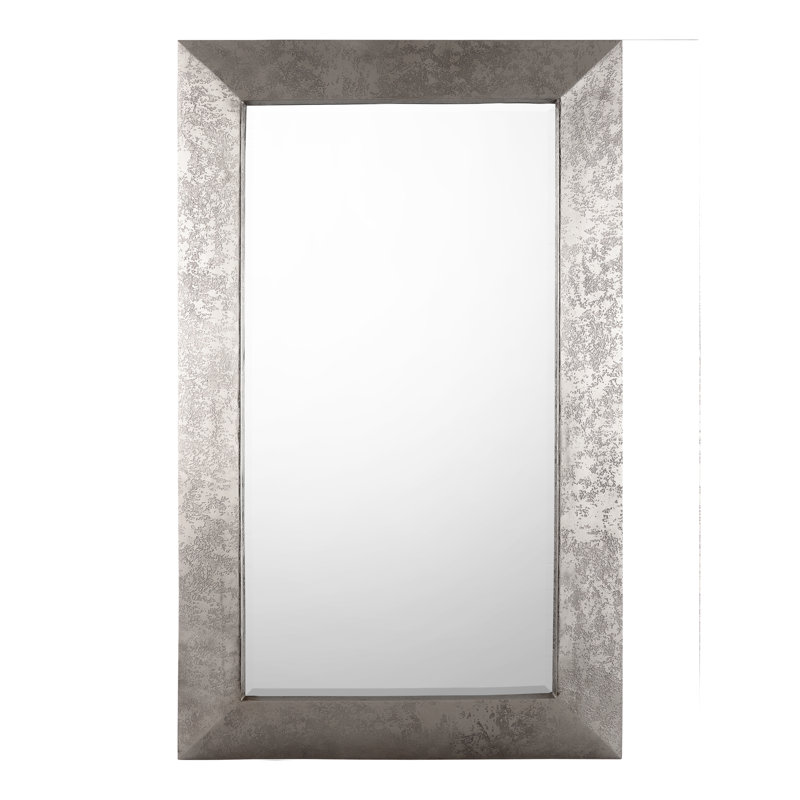 Gloria Rectangle Aluminium Mirror, Nickel