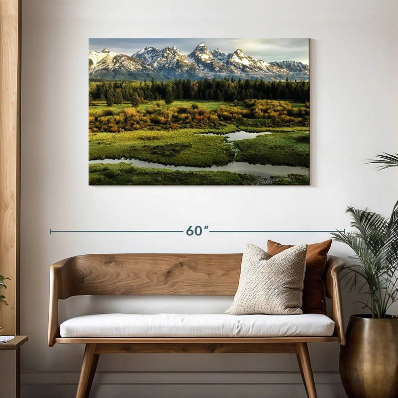 Alvord majestueux, chaîne de montagnes du Wyoming, H 30 po x l 45 po