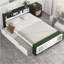 Full Size Platform Bed With Trundle,Storage Headboard And Footboard,USB Charging Design-1387346249