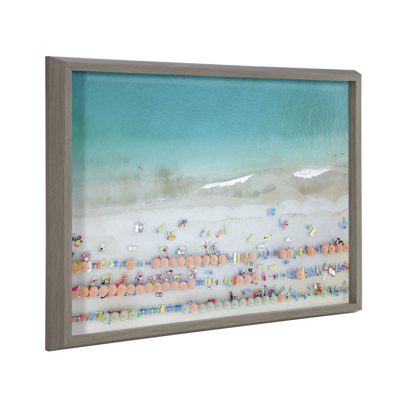 «Monterosso 6» par Rachel Bolgov, art mural en verre encadré