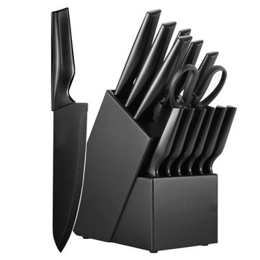 MooJ Metal Knife Block Set