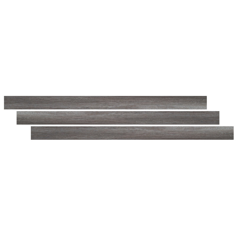 Moulure de finition en vinyle de luxe, couleur Twilight Greige, 0,27 po d'épaisseur x 94 po de longueur x 1,77 po de largeur