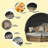 Stylish Outdoor Furniture Conversation Sets,Convertible Patio Furniture Set,4-Piece Round Convertible Daybed-2082415426