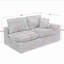 Canapé modulaire en L 107 po avec repose-pieds mobile 107 po Boucle-10565882-261281037