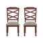 Chaise d'appoint rouge Trimble-121550816