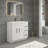 35.44'' Single Bathroom Vanity with Acrylic Top-67996350