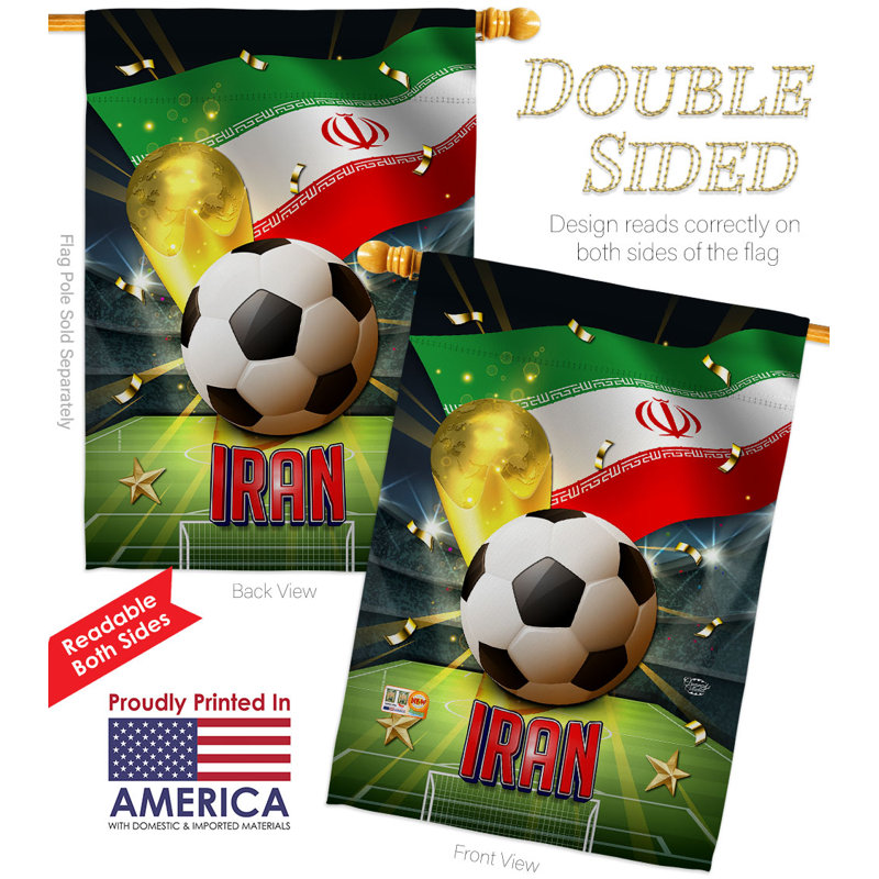 Jenefer Double Sided Polyester Garden Flag, 40" H x 28" W