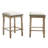 Set Of 2 Wood Upholstered Counter Height Stool-1570141448