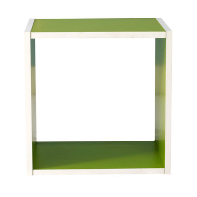 Tribble 35cm H x 35cm W Wood Cube Bookcase