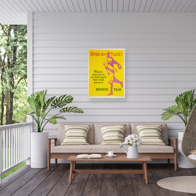 Marcus Jules Over The Plate Outdoor  Canvas