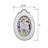 4 X 6 Oval With Sideline Ceramic Frame