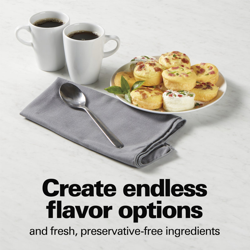 Mint Electric Egg Bite Maker with Nonstick Tray