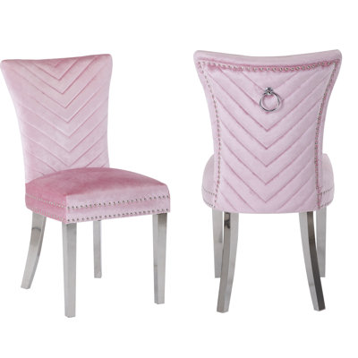 Chaise Blodget Eva avec pieds en acier inoxydable