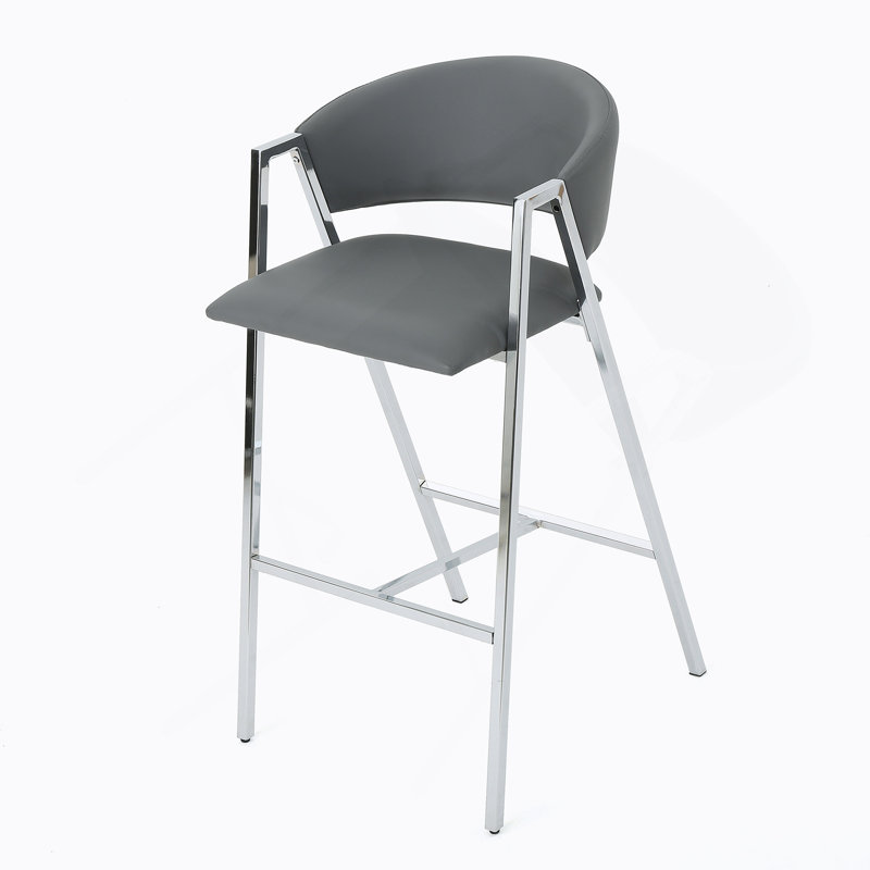 Tabouret de bar 28 po Ansaldi, Gris, 2