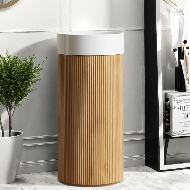 Modern Vanities(Must include both Vanity Cabinet  and Sink) Wood Compact