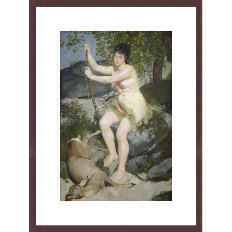 «Diana» par Pierre-Auguste Renoir, impression giclée encadrée, H 21,75 po x l 16,22 po