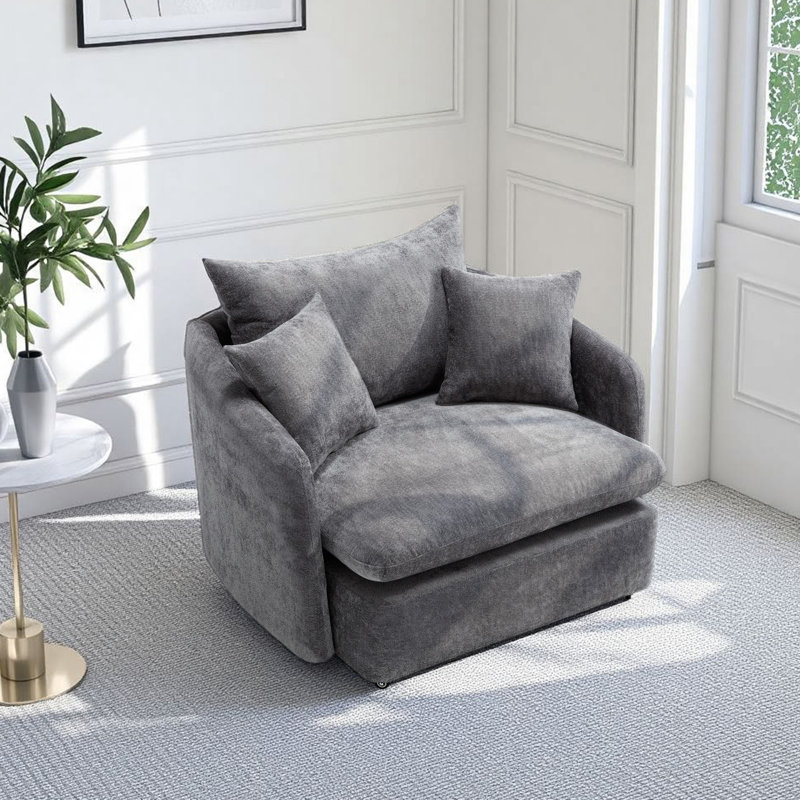 Fauteuil d'appoint 41 po, Gris