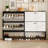 Shoe Cabinet, Freestand Shoe Organizer Cabinet with 2 Flip Drawers & Adjustable Shelves for 16-24 Pairs Modern Entrance Shoe Rack for Entryway-969583974