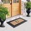 Grand tapis d'extérieur antidérapant en caoutchouc et fibre de coco 38 po x 23 po Azer-483300603