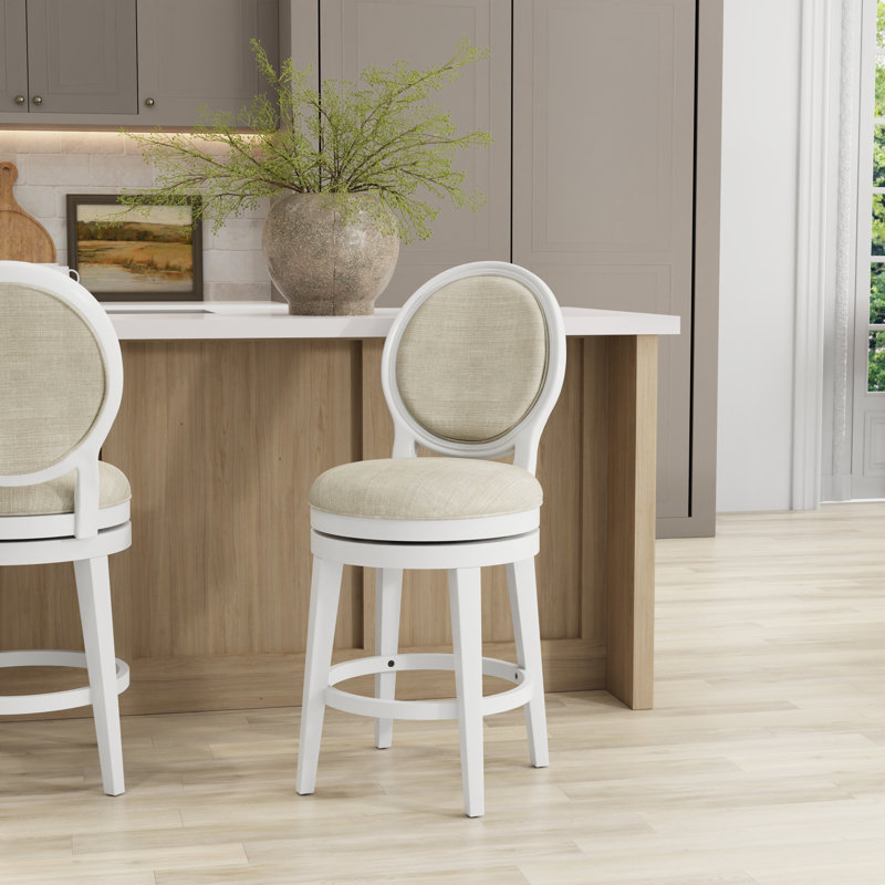 Tabouret pivotant Andranae, Brun, Tabouret de comptoir (siège d'une hauteur de 26,2