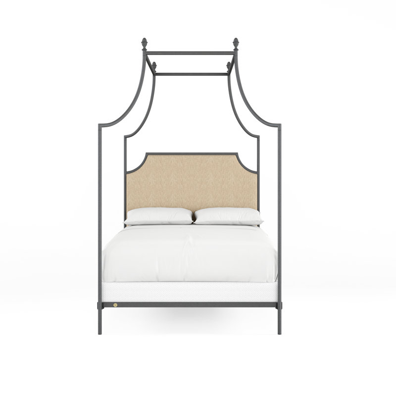 337 Flying Arch Canopy Bed | Complete Canopy, Queen, Manhattan/Natural