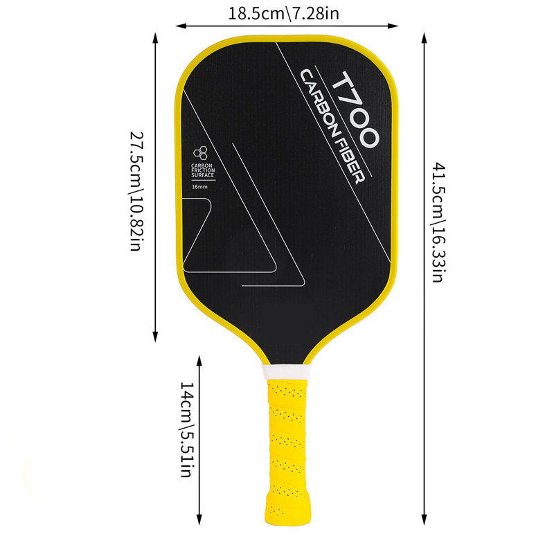 Fournitures de jeu professionnelles en fibre de carbone, jaune, 1pc, Jaune