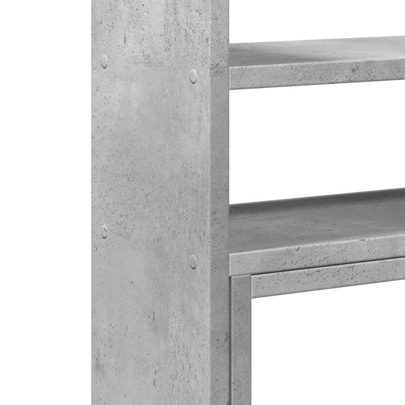 Shantee Manufactured Wood Desk Organiser, Concrete Grey