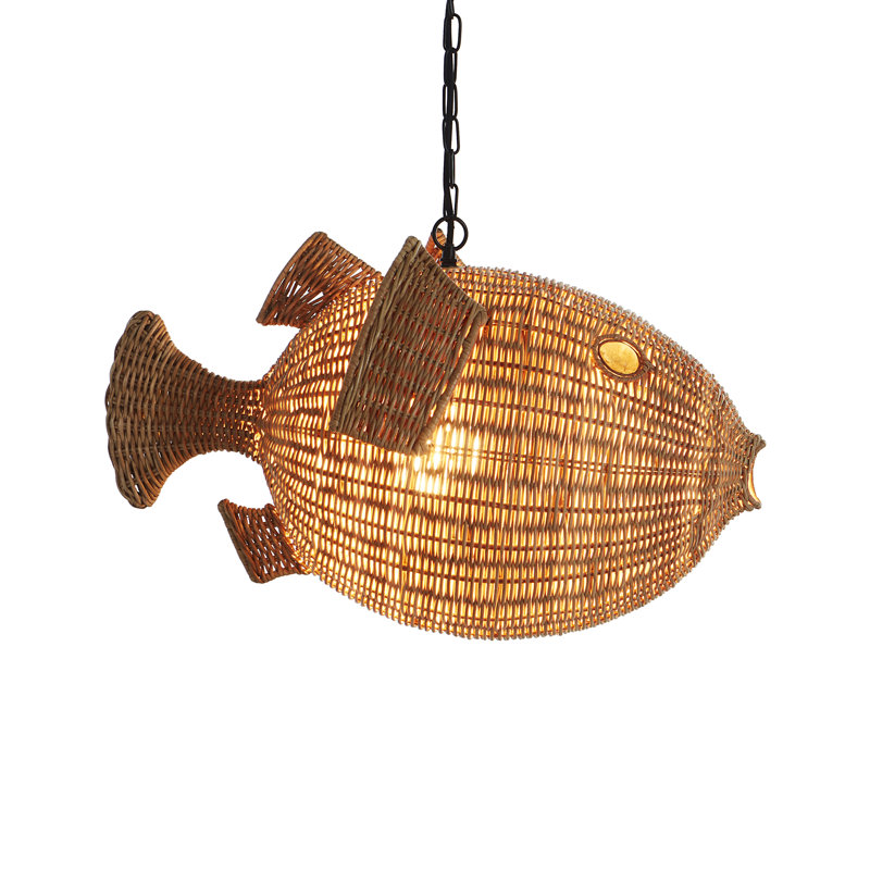 1 - Light Pendant, 71.51" H x 24" W x 15" D
