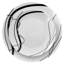  Service de table en porcelaine noire 24 pièces Sarah-1867566330
