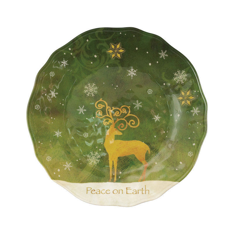 Peace On Earth, 8.75" Melamine Plate S6
