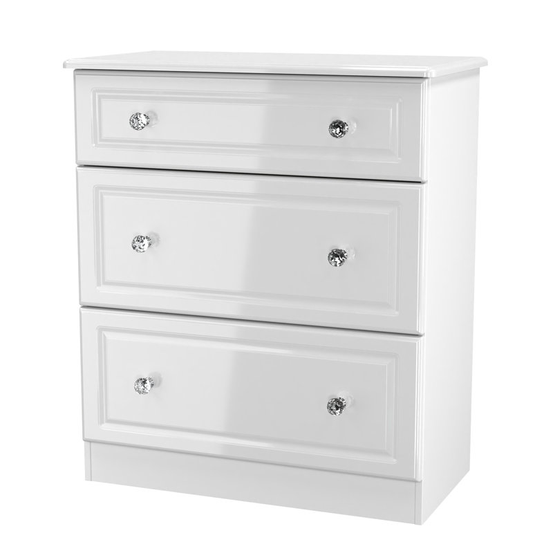 Fully Assembled Jacey 3 Drawer Chest