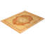 Tapis unique en bronze noué à la main de 8 pi 2 po x 9 pi 10 po Keenan