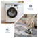 Oriental Non-Slip Machine-Washable Performance Area Rug
